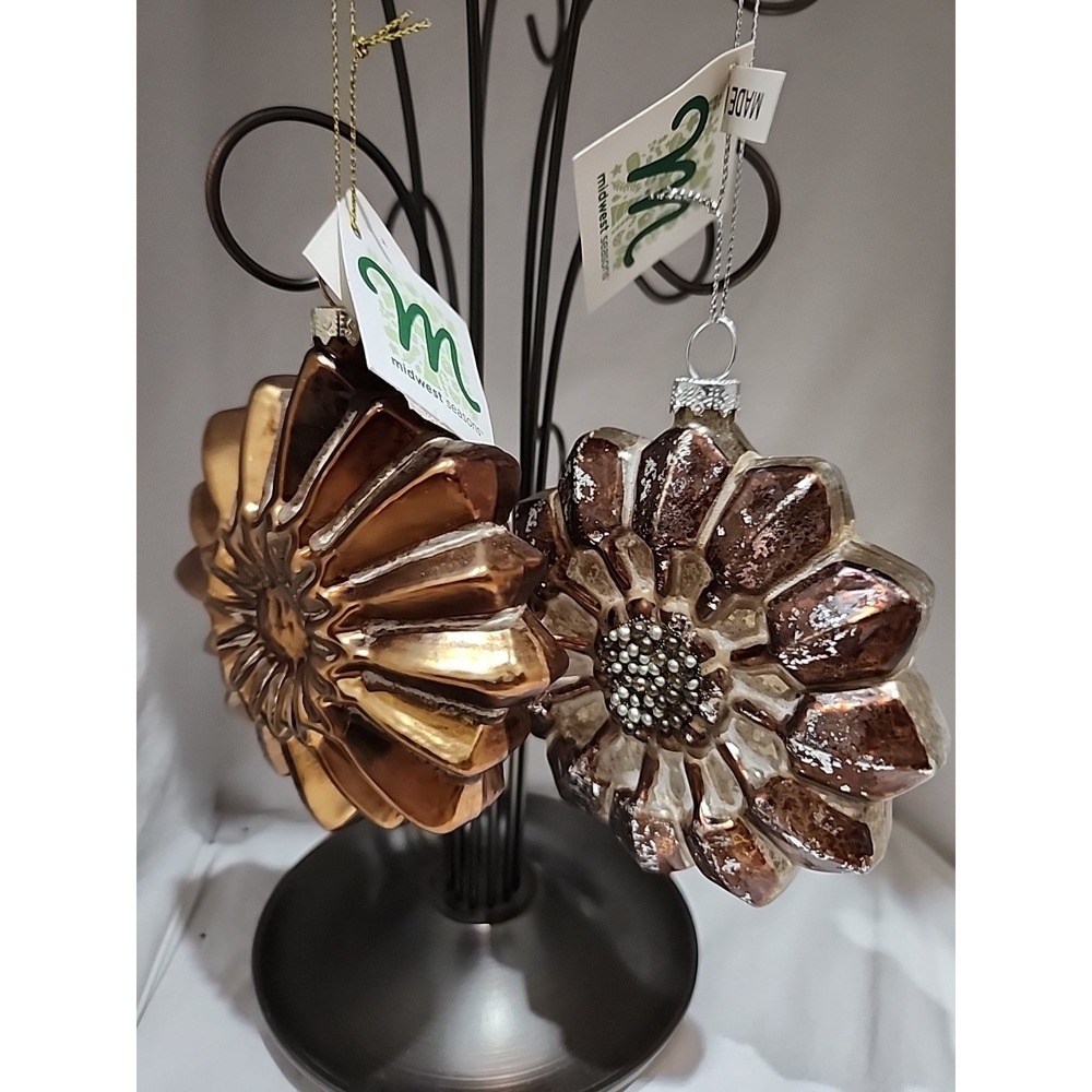 Midwest Seasons Cannon Falls Bronners Glass Christmas Ornaments‎